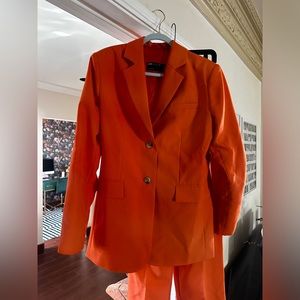 Orange ASOS suit